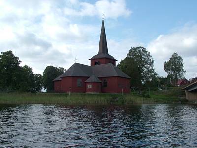 Die Kirche von Lungsund.